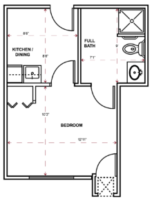 Larkspur Studio Floor Plan-01